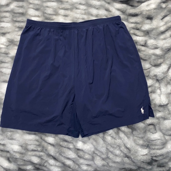 NWOT Polo Ralph Lauren Performance Navy Blue Sport Lined Shorts XXL - Picture 7 of 16